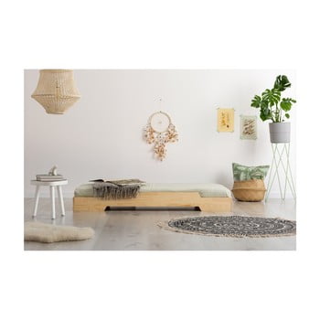 Pat din lemn de pin pentru copii adeko box 8, 90 x 200 cm