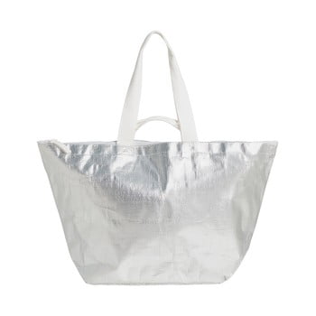 Geantă de plajă sunnylife carry me tote, argintiu