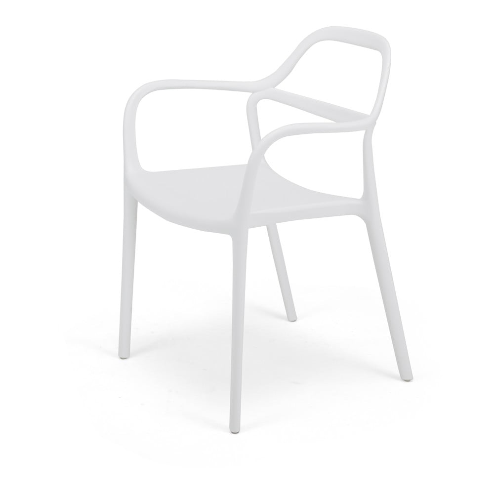 Set 2 scaune dining Bonami Selection Dali Chaur, alb alb