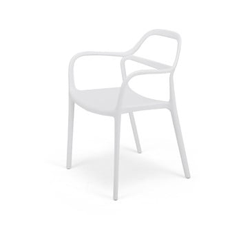 Set 2 scaune dining le bonom dali chaur, alb