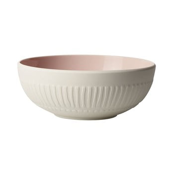 Bol din porțelan villeroy & boch blossom, 850 ml, alb-roz