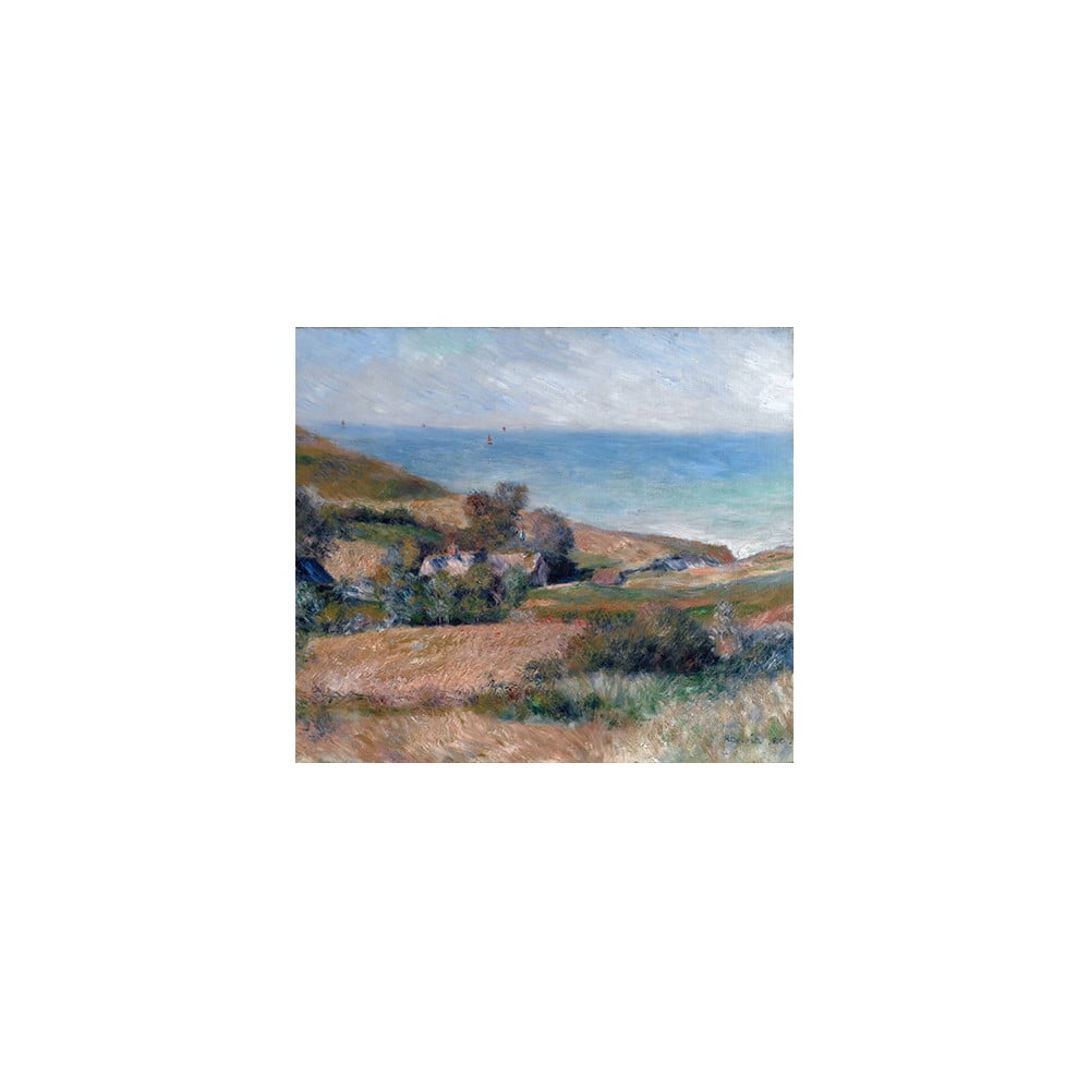 Reproducere tablou Auguste Renoir – View of the Seacoast near Wargemont in Normandy, 70 x 60 cm bonami.ro