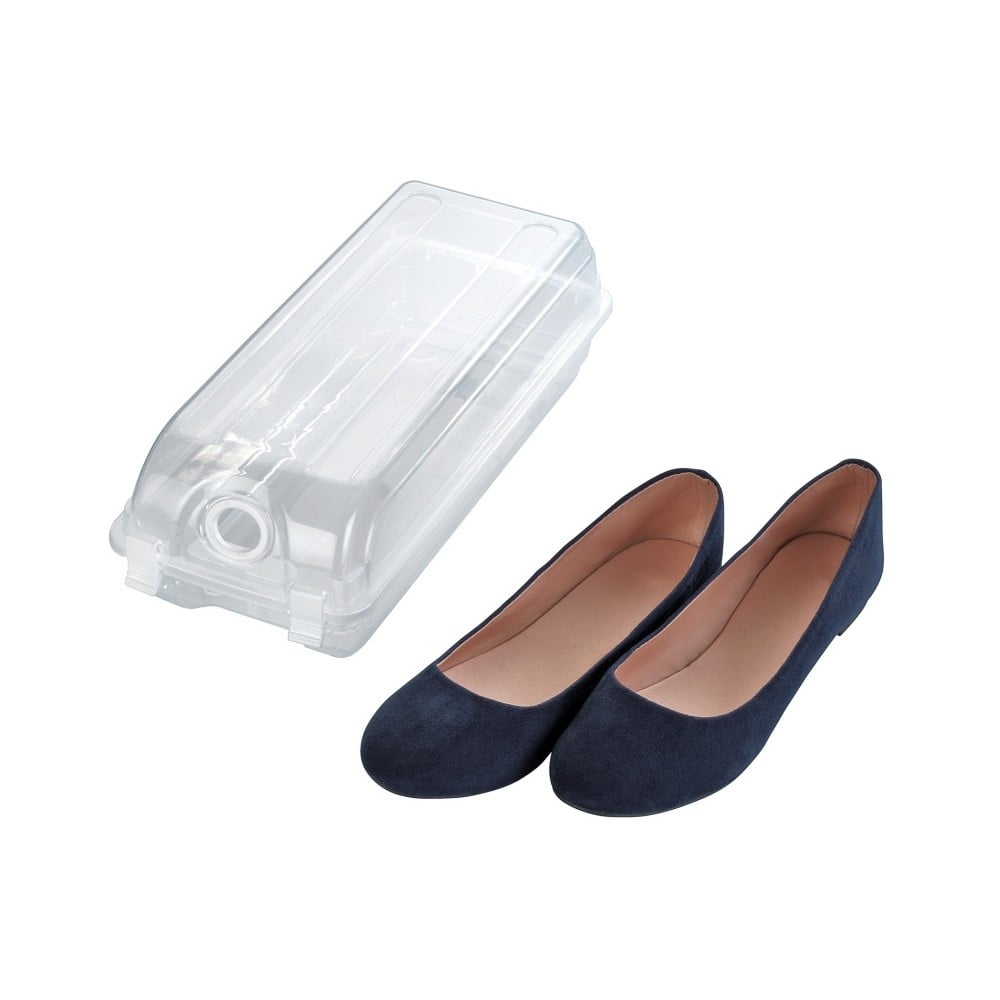 Cutie transparentă pentru depozitarea pantofilor Wenko Smart, lățime 14 cm bonami.ro