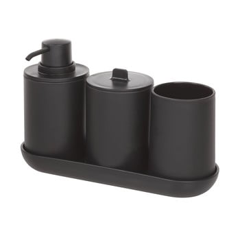 Dozator săpun cu 2 recipiente idesign cade, 355 ml, negru