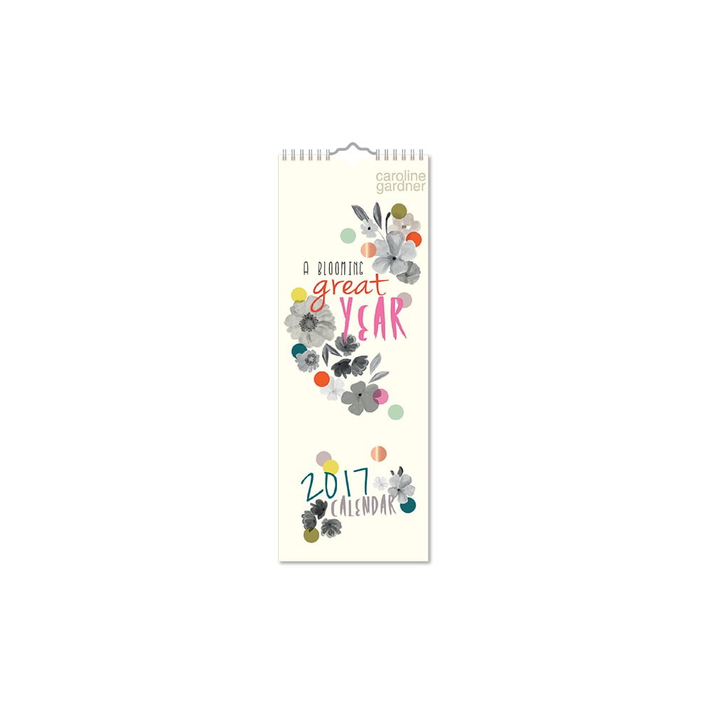 Calendar îngust Portico Designs Wild Flowers