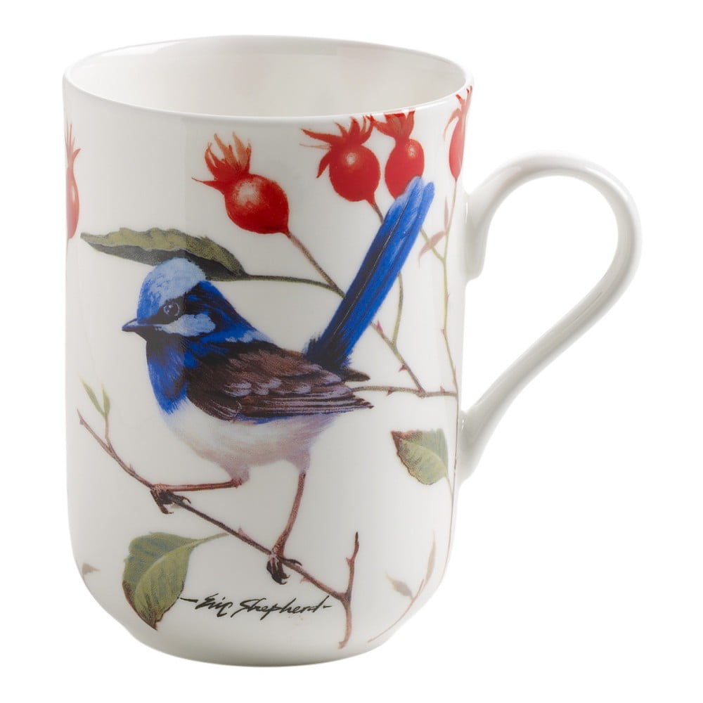 Cană din porțelan bone china Maxwell & Williams Birds Wrens, 330 ml