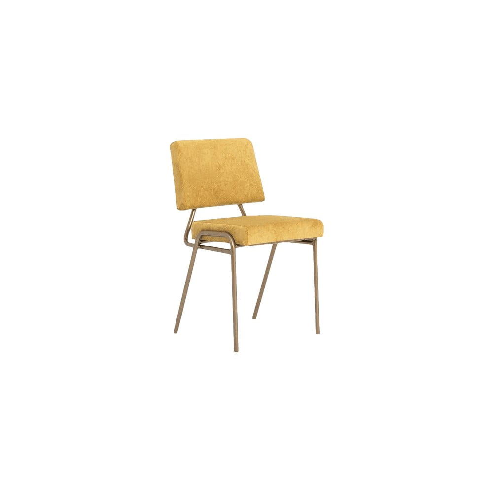 Scaun de sufragerie galben Simple – CustomForm bonami.ro