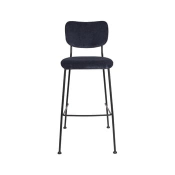 Set 2 scaune de bar Zuiver Benson, înălțime 102,2 cm, albastru închis imagine