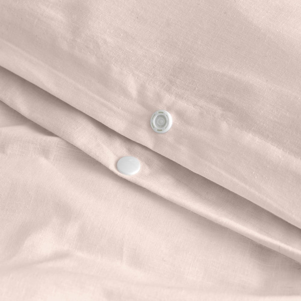 Lenjerie de pat din bumbac pentru copii Happy Friday Basic, 115 x 145 cm, roz deschis 115 imagine noua somnexpo.ro