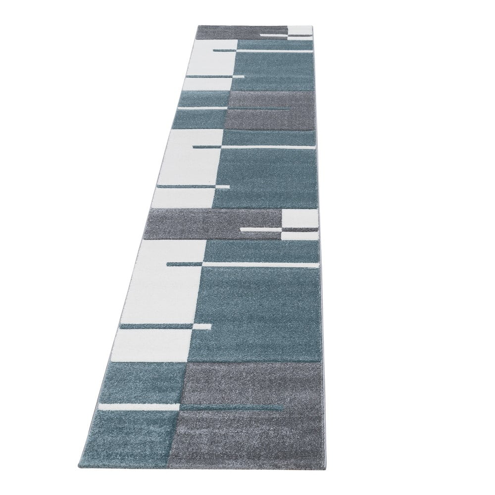 Covor tip traversă albastru/gri 80x300 cm Hawaii – Ayyildiz Carpets