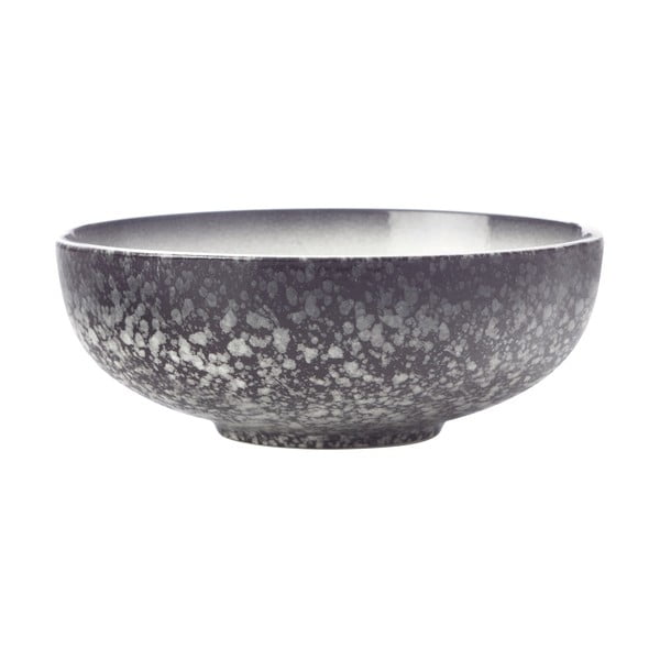 Bol din ceramică Maxwell & Williams Caviar, ø 19 cm, alb - negru