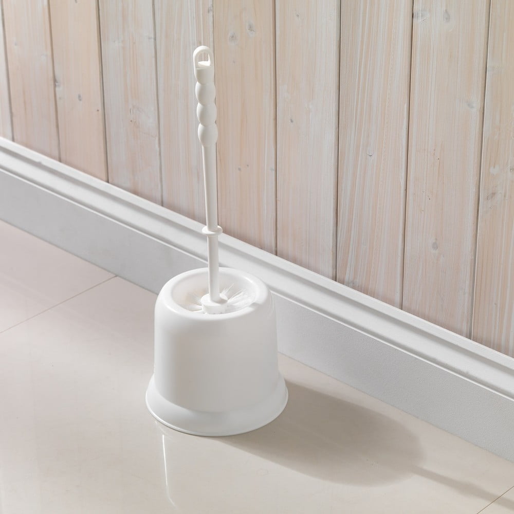 Perie de toaletă Addis Round Toilet Brush White, alb