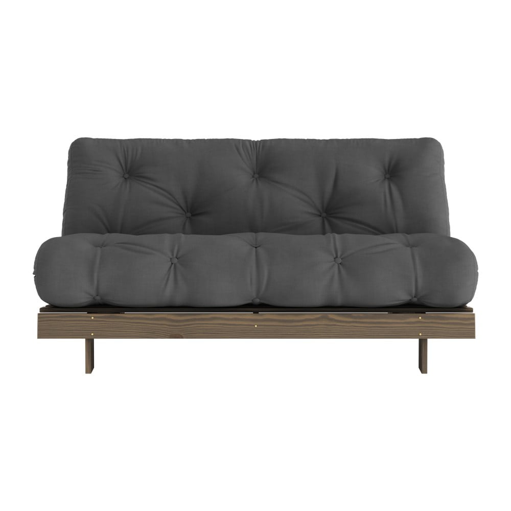  Canapea neagră extensibilă 160 cm Roots – Karup Design 