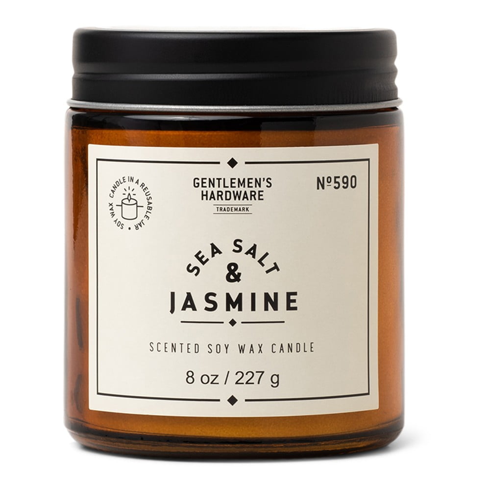  Lumânare parfumată din ceară de soia timp de ardere 48 h Sea Salt & Jasmine – Gentlemen's Hardware 