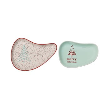 Set 2 farfurii din gresie ceramică bloomingville lucia