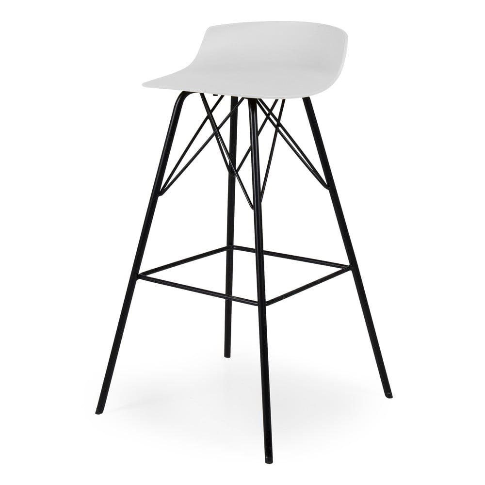 Set 2 scaune de bar Tenzo Tori, alb bonami.ro imagine noua 2022