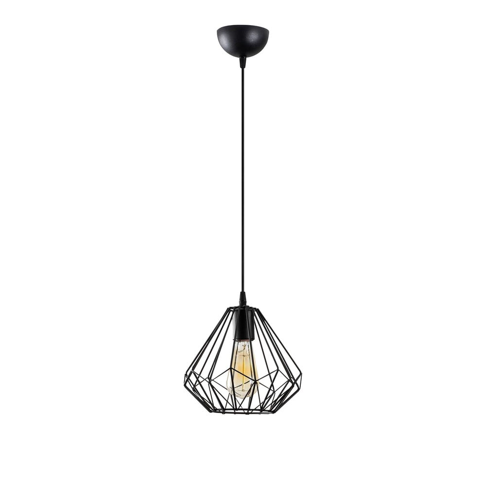 Lustră neagră ø 23 cm Diamond – Opviq lights