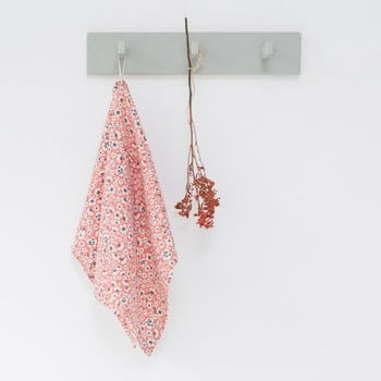 Prosop de bucătărie din in linen tales blossom poppy, 65 x 45 cm