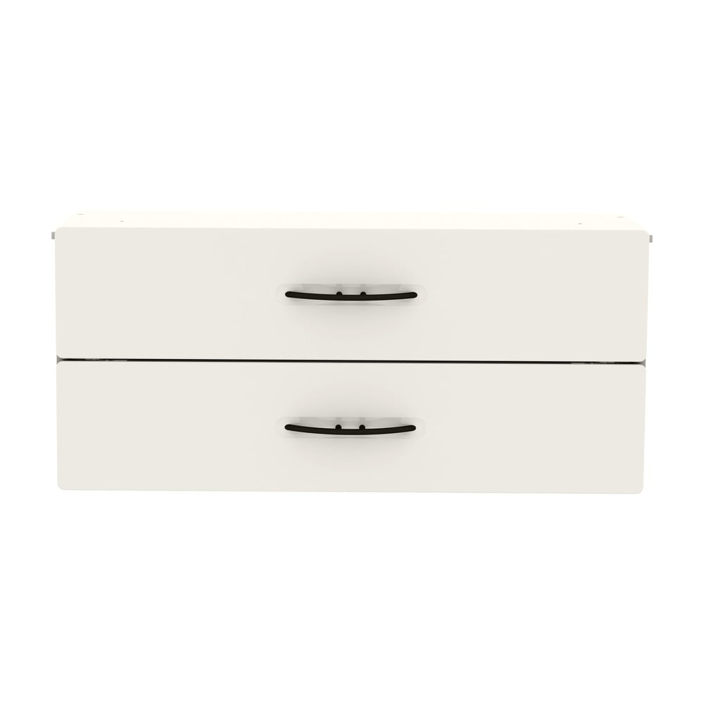 Componentă albă de dulap cu sertare 80x36 cm Dakota - Tenzo
