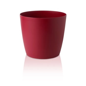 Ghiveci de flori cu roți gardenico ella twist'n'roll smart system, ø 40 cm, roșu