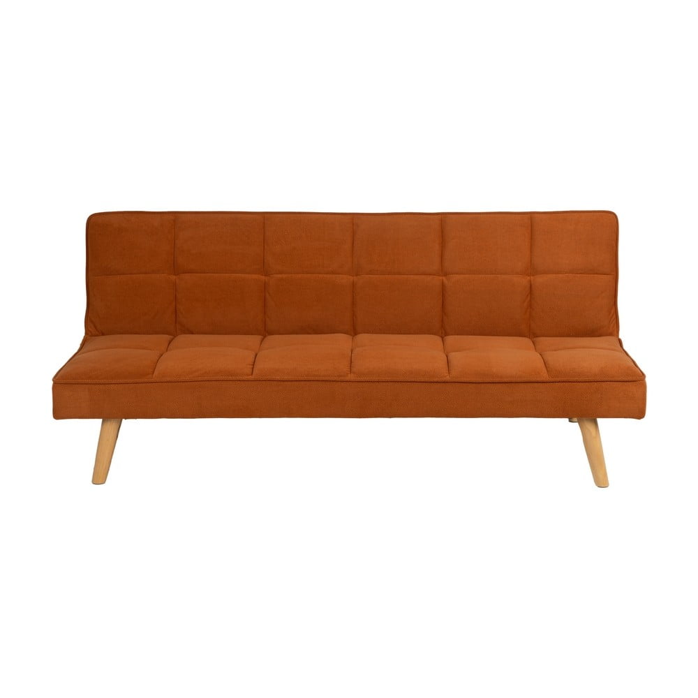 Canapea cărămizie extensibilă cu tapițerie din chenille 175 cm – Ixia