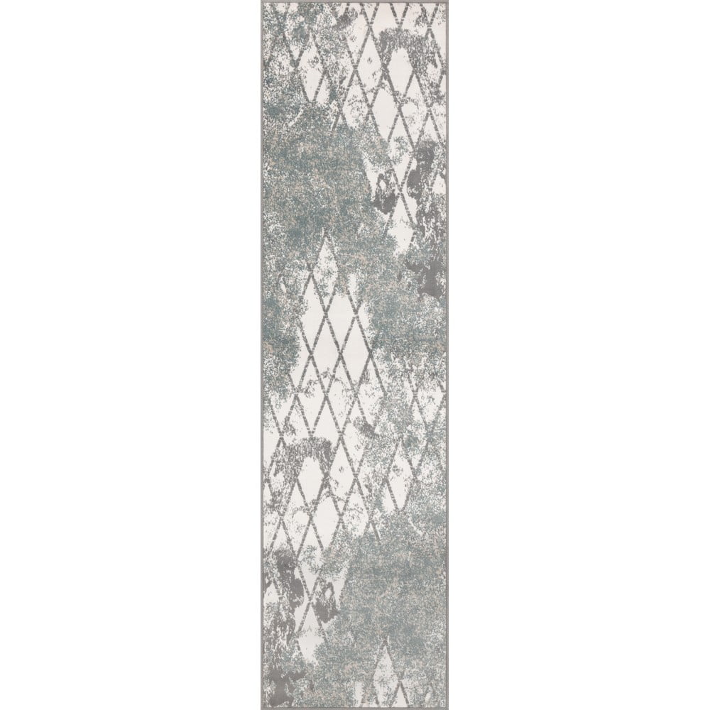 Covor tip traversă albastru prăfuit 80x300 cm Sensi Gepi – FD