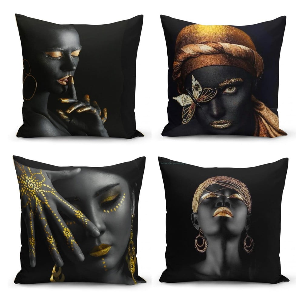 Set 4 fețe de pernă Minimalist Cushion Covers Luzo, 45 x 45 cm bonami.ro imagine noua