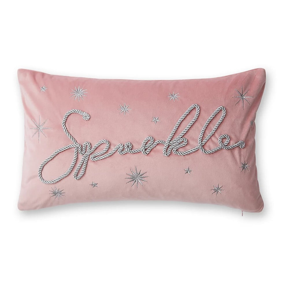 Pernă decorativă din catifea 50x30 cm Sparkle – Catherine Lansfield