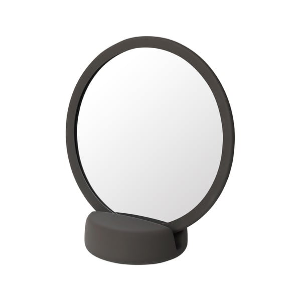 Oglindă cosmetică pentru masă Blomus, înălțime 18,5 cm, maro