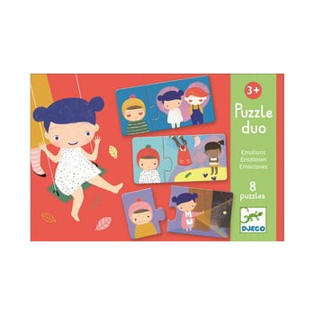 Puzzle pentru copii djeco duo emotion