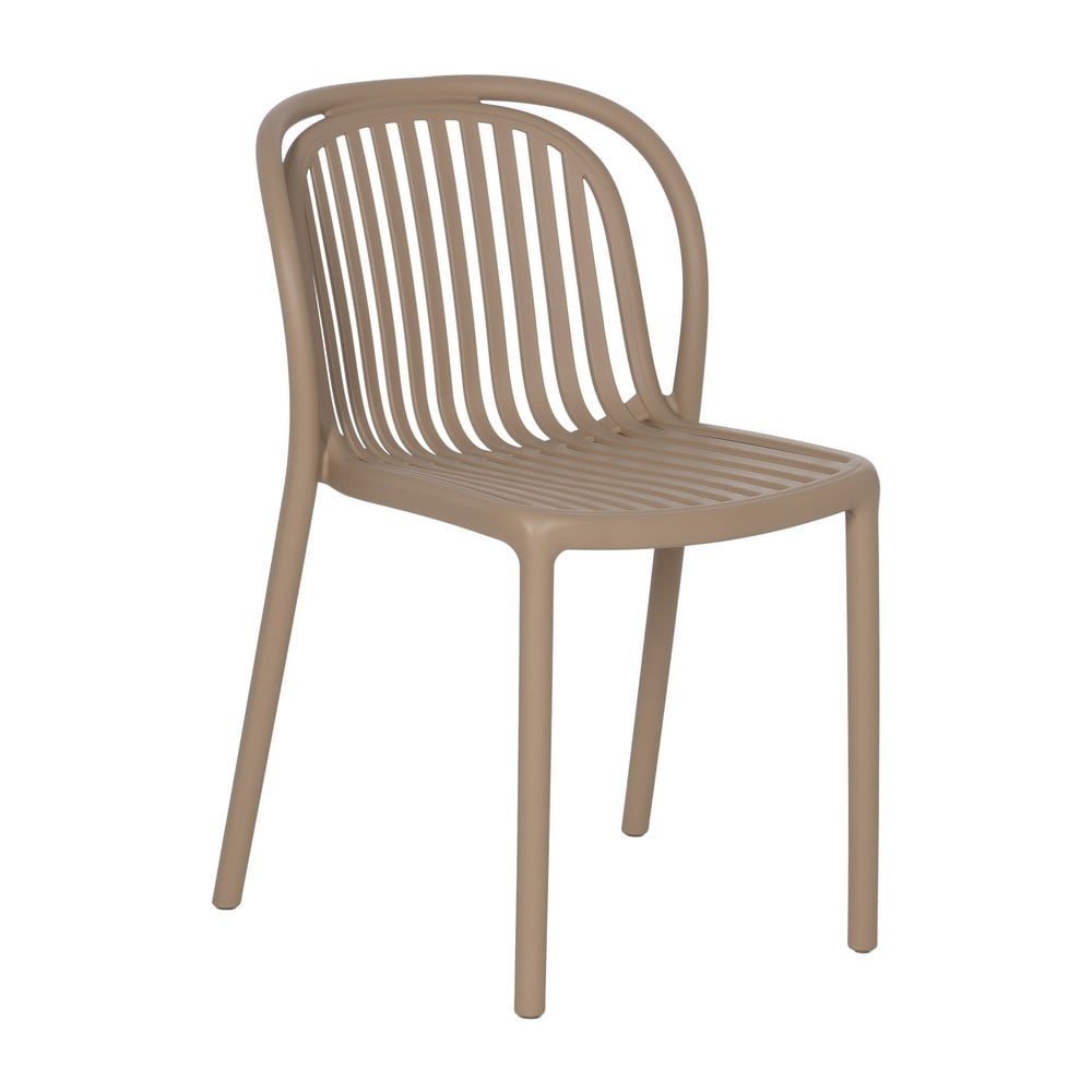 Scaun de dining bej din plastic Alia – Ixia