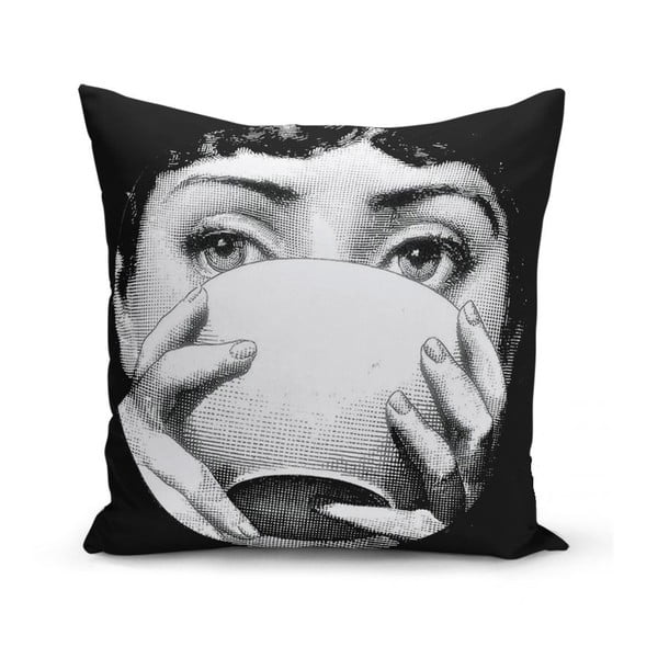 Față de pernă Minimalist Cushion Covers BW Kante, 45 x 45 cm