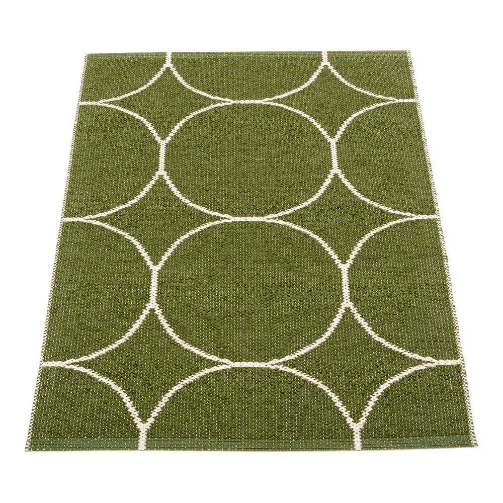 Covor pentru exterior și interior verde închis 70x100 cm Boo Dark Olive – Pappelina