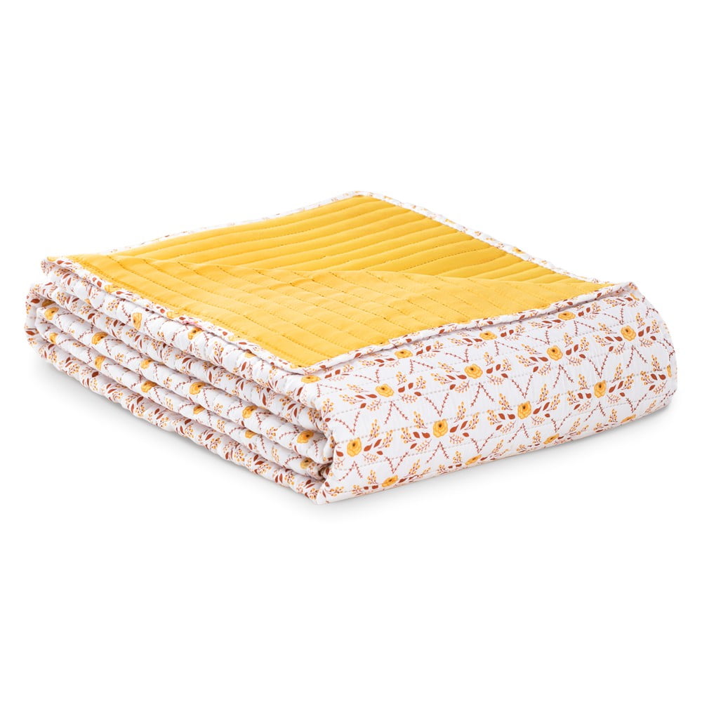 Poza Cuvertura galben pentru pat dublu 240x260 cm Folky a€“ AmeliaHome
