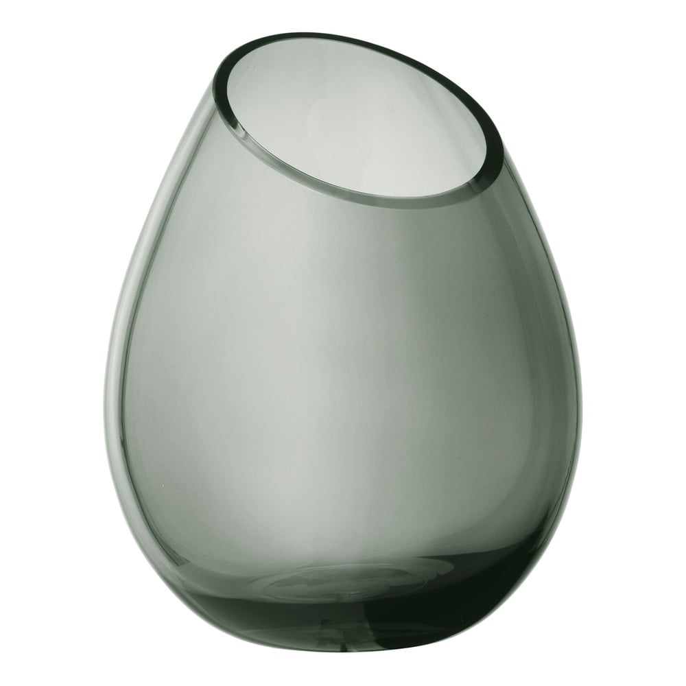 Vază din sticlă Blomus Raindrop, înălțime 24 cm, verde Blomus imagine 2022