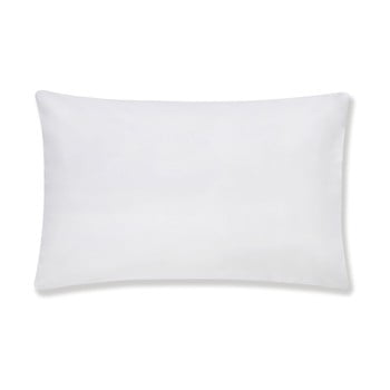 Set 2 fețe de pernă din bumbac egiptean bianca standard, 50 x 75 cm, alb