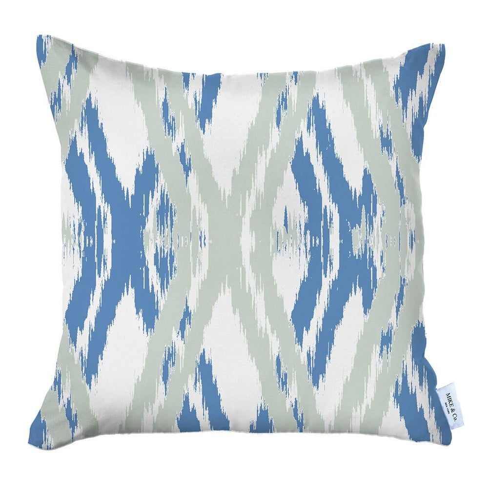 Față de pernă decorativă Mike & Co. NEW YORK Stripes, 43 x 43 cm, albastru-alb bonami.ro
