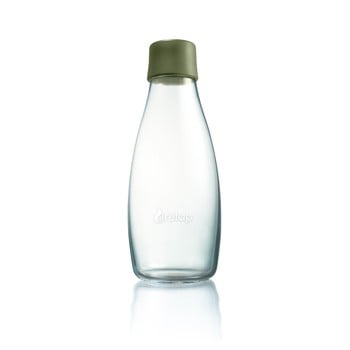 Sticlă retap, 500 ml, verde închis