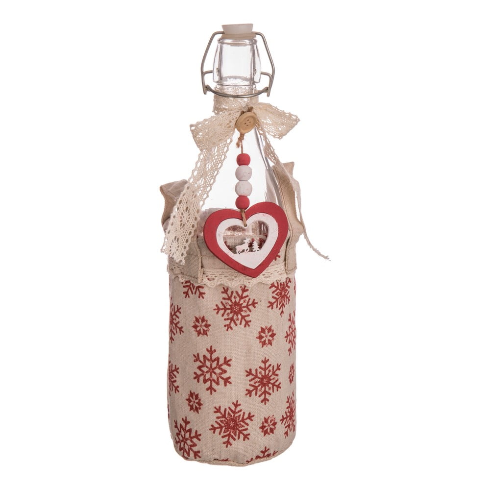 Sticlă cu coș textil pentru depozitare Unimasa Christmas bonami.ro imagine 2022