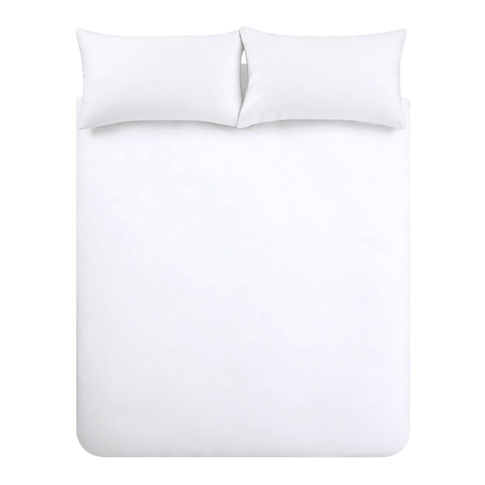 Lenjerie de pat din bumbac organic Bianca Organic, 135 x 200 cm, alb 135 imagine noua somnexpo.ro