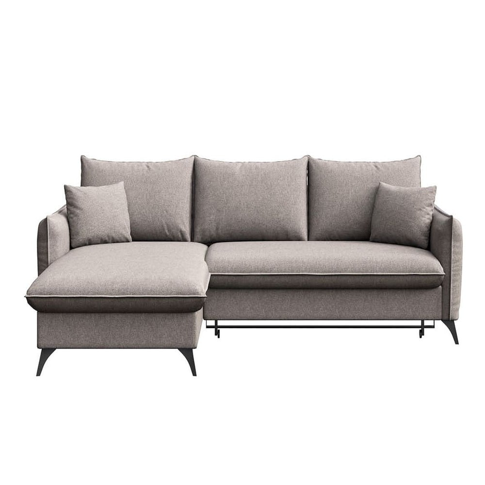 Colțar gri extensibil/cu spațiu de depozitare (cu colț pe partea stângă/cu șezlong) Brim – Rodier