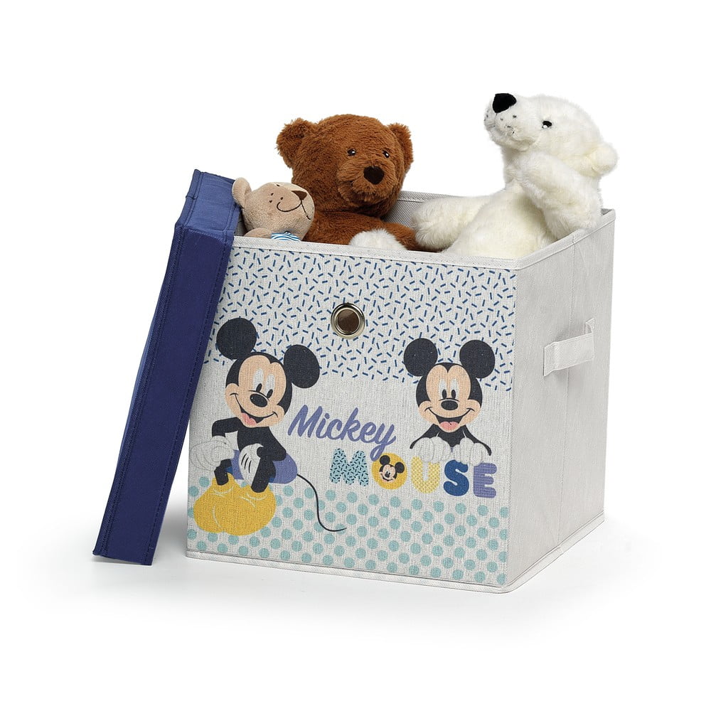 Cutie de depozitare cu capac din material textil pentru copii Domopak Disney Mickey, 30 x 30 x 30 x 30 cm bonami.ro imagine 2022
