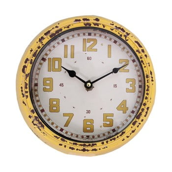 Ceas de perete pendule, galben