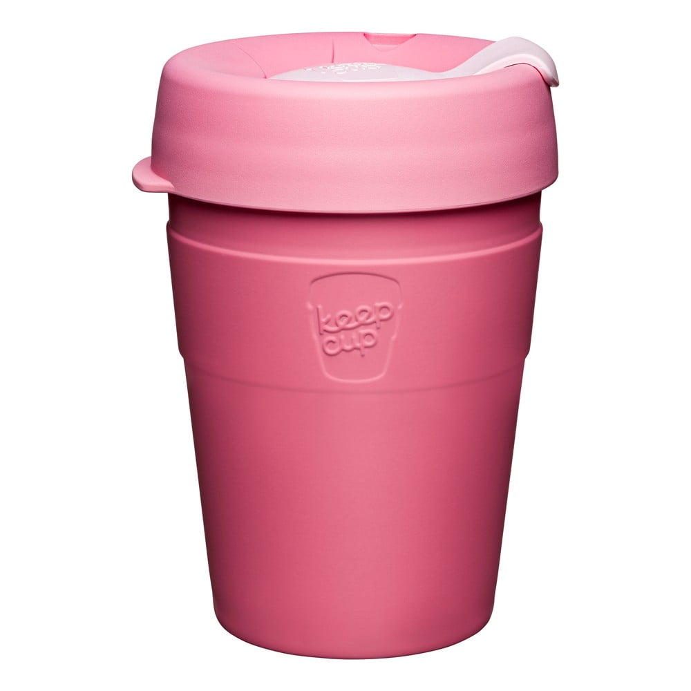 Cană de voiaj cu capac KeepCup Saskatoon Thermal, 340 ml, roz