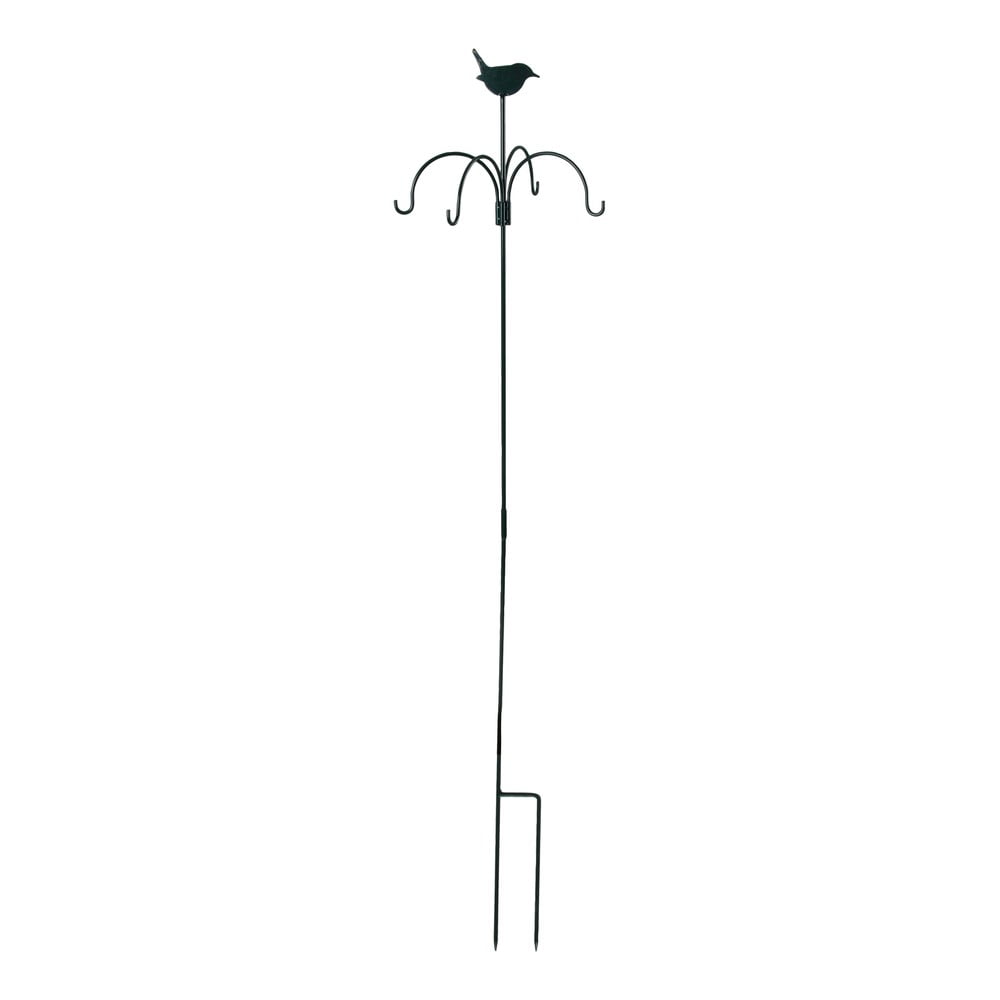 Poza Suport pentru hranitoare pasari Esschert Design, inaltime 148 cm, verde inchis