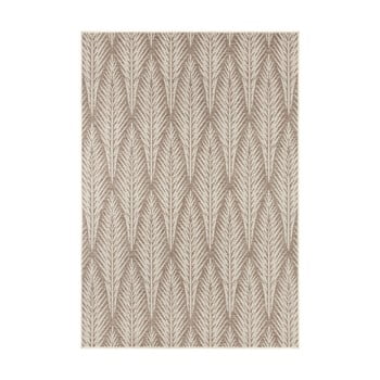 Covor de exterior bougari pella, 140 x 200 cm, maro - bej