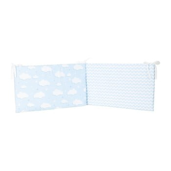 Protecție din bumbac pentru patul copiilor Mike & Co. NEW YORK Carino, 40 x 210 cm, albastru bonami.ro