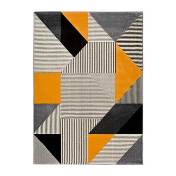 Covor universal gladys duro, 200 x 290 cm, portocaliu-gri