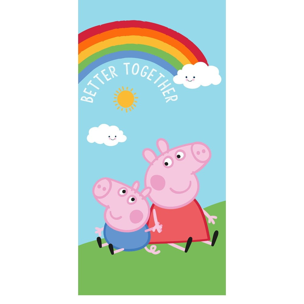 Prosop pentru copii din bumbac 70x140 cm Peppa Pig – Jerry Fabrics