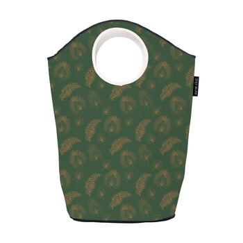 Coș depozitare butter kings boho leaves, 60 l, verde